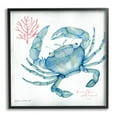 thumbnail image 2 of Stupell Industries Voice of Sea Quote Blue Crab Red Coral, 24 x 24, Design by Stephanie Workman Marrott, 2 of 5