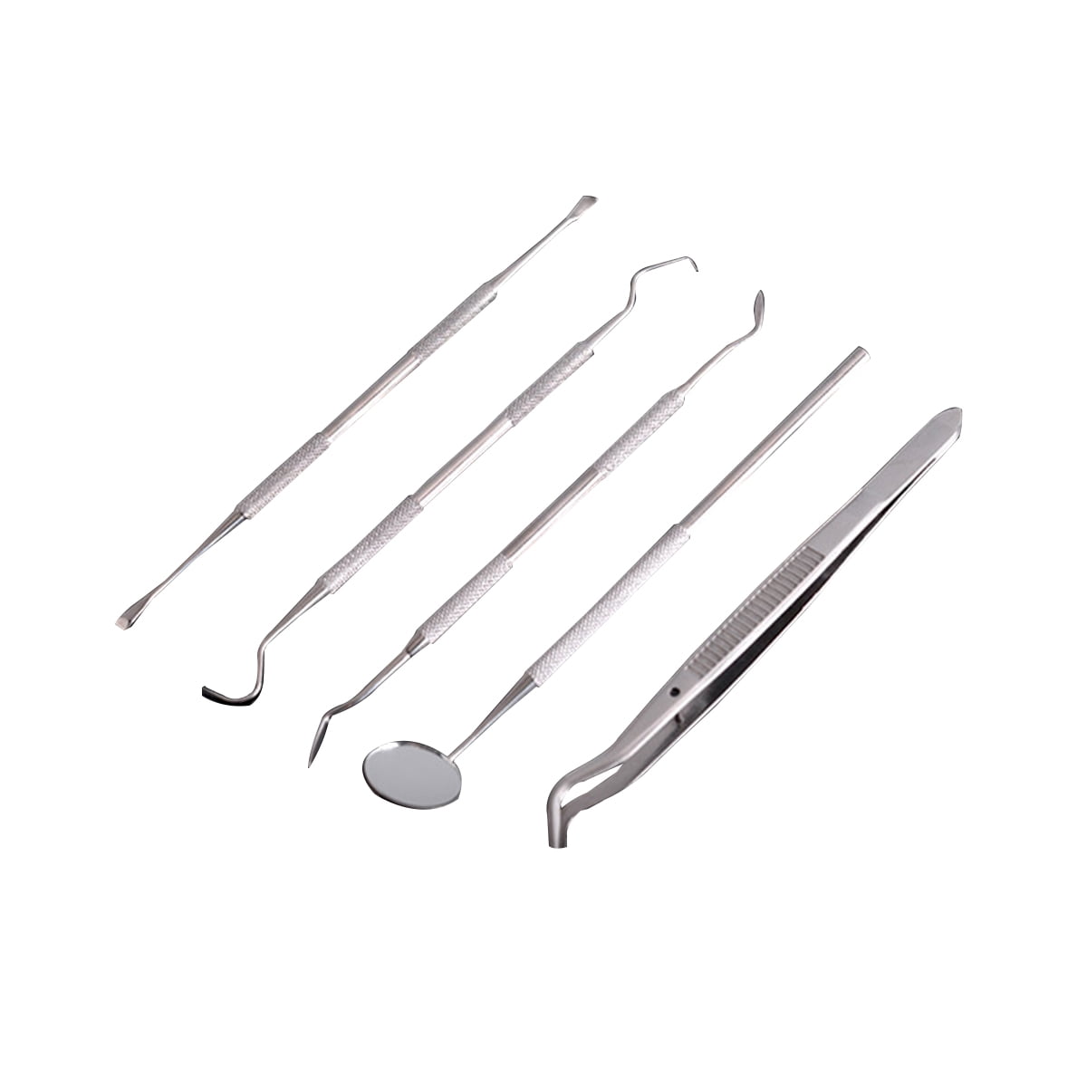 5 PCS Dental Hygiene Kit Includes Tarter Scraper Scaling Instrument