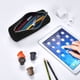 thumbnail image 4 of Disketp Black Marble Estuche Organizador de Lápices de Cuero, Estuche de Oficina con Cremallera para Bolígrafo y Lápiz, 4 of 6