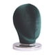thumbnail image 4 of Cabeza de bloque de lienzo para exhibición de pelucas, cabeza de maniquí de estilo multiusos, cabeza de tela para Terciopelo verde, 4 of 9