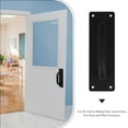thumbnail image 3 of Toyvian Set of 2 Modern Black Stainless Steel Entrance Door Pull Handles with Stylish Door Hardware, 3 of 8