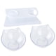 thumbnail image 1 of Cuenco de alimentación BRILLAR para mascotas con estante de almacenamiento transparente, 1 of 10