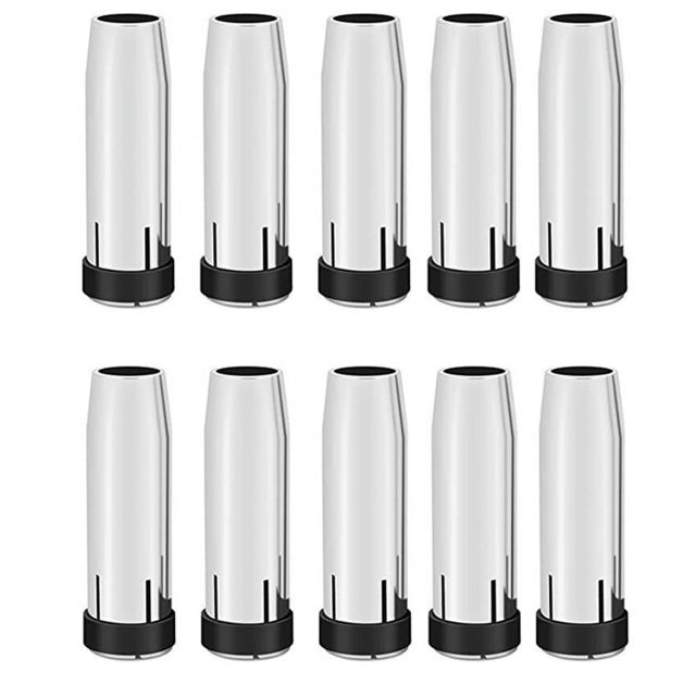 10PCS 24KD Gas Nozzle 10Pcs MIG Welding Torch Gas Nozzle Contact Tip for MIG/ Welding Tool