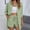 Army Green, variant on mihongmao Vacation Outfits for Women Plus Size Fashion Women 3/4 Sleeve and Short Pants Casual 2PC Sets with Pockets Pink L