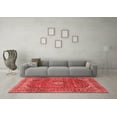 thumbnail image 3 of Ahgly Company Indoor Rectangle Medallion Red Traditional Area Rugs, 6' x 9', 3 of 4