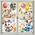 thumbnail image 1 of Pegatinas de pared, pegatinas de Pascua para ventanas, pegatinas para puertas, decoraciones de Pascua, pegatinas de conejo con huevos, calcomanías para Pascua, pegatinas de Pascua para ventanas, decor, 1 of 6