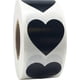 thumbnail image 3 of Pegatinas de corazón de 2,5 cm. Corazón negro de 2,5 cm., 3 of 4