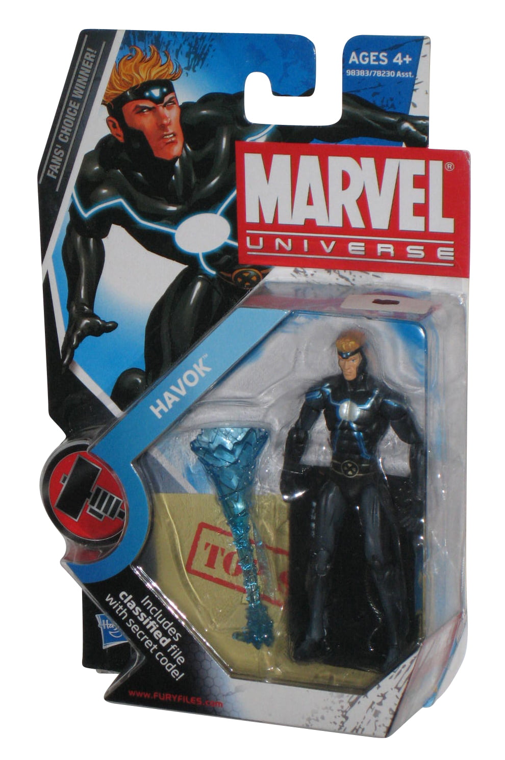 Marvel Universe Série 2 #018 Havok loose 3.75" ACTION FIGURE x-men Hasbro 2010 