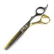 thumbnail image 5 of Juego de tijeras para cortar el cabello, acero inoxidable japonés 440C, tijeras de barbero profesionales de 6,5 pulgadas., 5 of 5