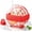 Red, variant on Ice Cube Maker with Storage, Press Type Ice Tray Bucket with Lid & Scoop, Double Layer Ice Cube Tray, Portable Ice Bin for Home Kitchen Bar Party (Red)