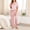 Pink, variant on Naittoop Silk Pajama Sets for Women 2 Piece Cute Satin Pj Set Soft Short Sleeve Top and Pants Pjs Casual Spring Sleepwear