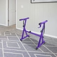 thumbnail image 2 of Digital Piano Stand  Rolling Musical Stand  Z Style Adjustable Digital Keyboard Stand  Fits 54-88 Key Electric Pianos  Purple, 2 of 4