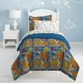 thumbnail image 2 of Dream Factory Dinosaur Blocks Ensemble de Douillette pour Garçons en Microfibre Ultra Douce Bleu Simple, 2 of 5