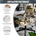 thumbnail image 3 of FKELYI American Tribal Highland Cattle Cow Sunflwoer Print Office Chair Slipcover with Removable Armrest Covers 3 Pcs Set Swivel Armchair Protector Cover Dustproof Home Decor, Large, 3 of 6