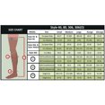 thumbnail image 2 of ITA-MED Unisex Microfiber Open Toe Thigh High Graduated Compression Stockings (25-35 mmHg): H-306(O), 2 of 3