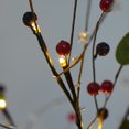 thumbnail image 2 of Lámpara de árbol de abedul Luz cálida Lámpara de árbol brillante Fruta roja para decoración navideña Hugtrwg Para estrenar, 2 of 9