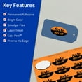 thumbnail image 3 of Avery Oval Scalloped Labels, Bright Orange, 1-1/8" x 2-1/4", 840ct, 3 of 11