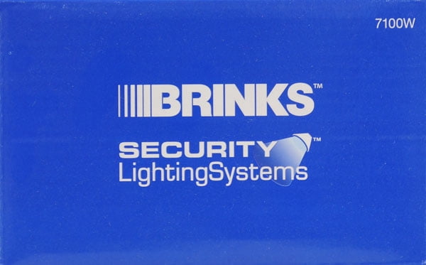 Brink's Dual Lamp Flood Security Light, White Finish