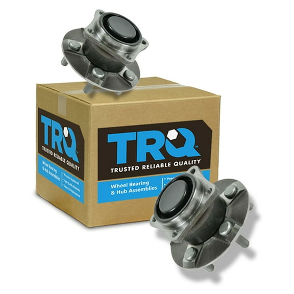 TRQ Rear Wheel Bearing & Hub Assembly Pair Set for Matrix Corolla Celica Vibe BHA53423