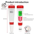 thumbnail image 7 of LCD Digital Water Quality Meter Hydrogen Rich Content Tester 3 In 1 H2/ORP/Temp Monitor Oxidation-reduction Potential Test Pen ,Multifunctional, 7 of 7