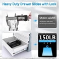 thumbnail image 3 of Heavy Duty Drawer Slides (mm Width-Without Lock, ), 3 of 5