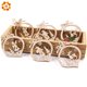 thumbnail image 2 of Adornos colgantes de madera para árbol de Navidad, adornos artesanales de madera para regalo de Navidad, juguetes para niños, 6 unidades por lote, 2 of 4