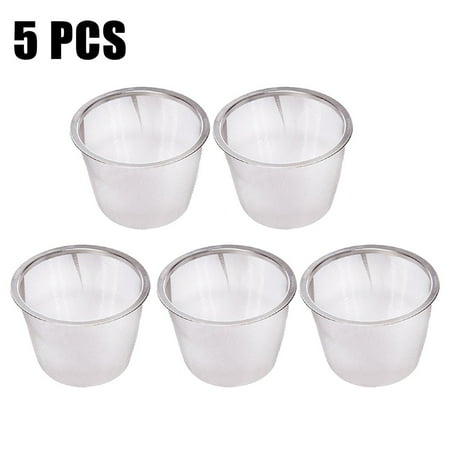 

5Pcs Stainless Steel Mesh Tea Leaves Stainer Teapot Screen For Teas Infuser