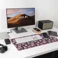 thumbnail image 6 of Bingfone Daisies Flowers Large Gaming Mouse Pad,Extended Desk Mousepad with Stitched Edges,Non-Slip Base,Water Resist Keyboard Pad for Gamer, Office & Home, 29.5 x 16 in, 6 of 6