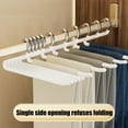 thumbnail image 5 of Pants Hangers Non Slip,10 Pack Open Ended Hangers for Pants, Metal Jean Rack for Closet,Open-Ended Trouser Hanger,Non Slip Household Wardrobe Hanging Trousers Storage Trouser Clip Z Shaped Hanger, 5 of 6