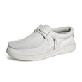 thumbnail image 1 of Mocasines casuales para mujer Bruno Marc plateados sin cordones talla 10, 1 of 6