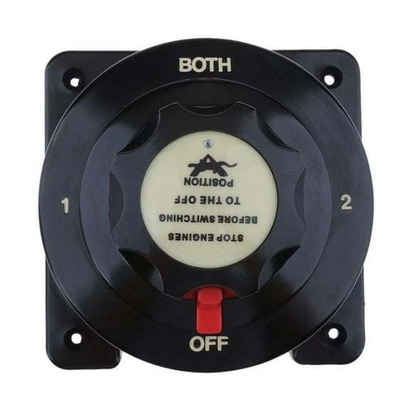 Boat Plastic Battery Disconnect Seletor Rotary 4 Positions Battery Switch