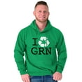 thumbnail image 5 of Recycle GRN Earth Day Save the Planet Hoodie Sweatshirt Women Men Brisco Brands X, 5 of 6