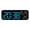 Blue, variant on Voice Control LED Digital Alarm Clock with 12/24H Format, Auto Dimming, Time/Date/Week/Temp Display for Home Office