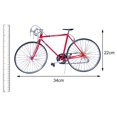 thumbnail image 3 of Estilo /6 aleación modelo de bicicleta hogar escritorio decoración rojo Sunnimix bicicleta de escritorio, 3 of 7