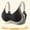 Black, variant on Women's Seamless Contrast Sponge Underwear, Comfortable and Supportive Bra for Daily Wear and Lounge, Limited Time Offer Under 10 Dollars
