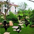 thumbnail image 3 of Estatuas de gato para jardín, paquete de 4, repelentes de pájaros, silueta de gato negro, estatuas decorativas para exteriores, estacas de animales para decoración de patio y adornos de, 3 of 8