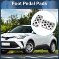 thumbnail image 2 of Cubiertas de Pedales Automáticos 1 Juego de Pedales de Reposapiés para Toyota CHR 2017-2019 Acero Inoxidable Tono Plateado, 2 of 6