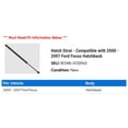 thumbnail image 2 of Hatch Strut - Compatible with 2000 - 2007 Ford Focus Hatchback 2001 2002 2003 2004 2005 2006, 2 of 2