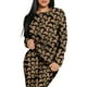 thumbnail image 3 of Conjunto de Pijama para Mujer Shendy Vendy Manga Larga Cuello Redondo con Estampado Transpirable, 3 of 5