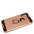 thumbnail image 3 of Case for Motorola Moto G Pure Hybrid 360° Ring Armor Shockproof Dual Layers 2 in 1 Holder with Ring Stand for Magnetic Car Mount Cover by Xcell - Rose Gold, 3 of 5