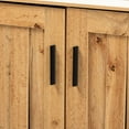 thumbnail image 5 of Baxton Studio Excel Modern and Contemporary Oak Brown Finished Wood 2-Door Storage Cabinet, 5 of 7