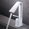 thumbnail image 3 of Grifo de lavabo Baño caliente y frío latón mezclador de agua grifo de fregadero de un solo orificio, 3 of 6