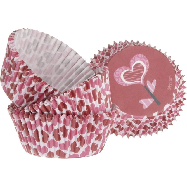 Wilton You Bake Me Smile Standard Baking Cups, 75-Count