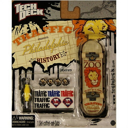 Tech Deck Traffic 96MM Fingerboard, Philadelphia History: Zoo