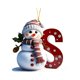 thumbnail image 2 of Adornos navideños personalizados con letras 2025 | Colgante acrílico para decorar el árbol | Adornos navideños personalizables para la decoración del hogar, 2 of 6