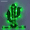 With lights, variant on Glowneon Custom Cactus House Number Address Metal Sign, Cactus Decor
