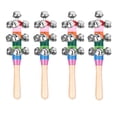 thumbnail image 1 of 4Pc Colorful Christmas Hand Jingle Bells Musical Instrument Percussion Toy For Party Decoration Polyester, 1 of 8