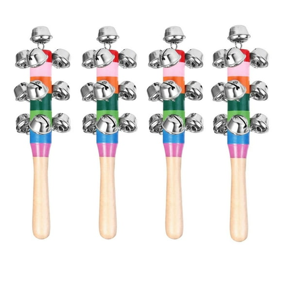 Christmas Hand Jingle Bells Hand Sleigh Bells Decoration Bells Musical Instrumen