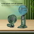thumbnail image 2 of USB Rechargeable Mini Handheld Fan with 6 Speeds  Foldable Design  Phone Stand  Neck Hanging  Portable for Desk  Outdoor  Travel  Office, 2 of 6