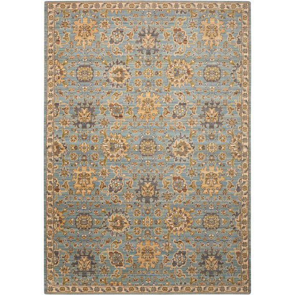 Nourison Timeless Light Blue Area Rug TML19 2'3" x 3'